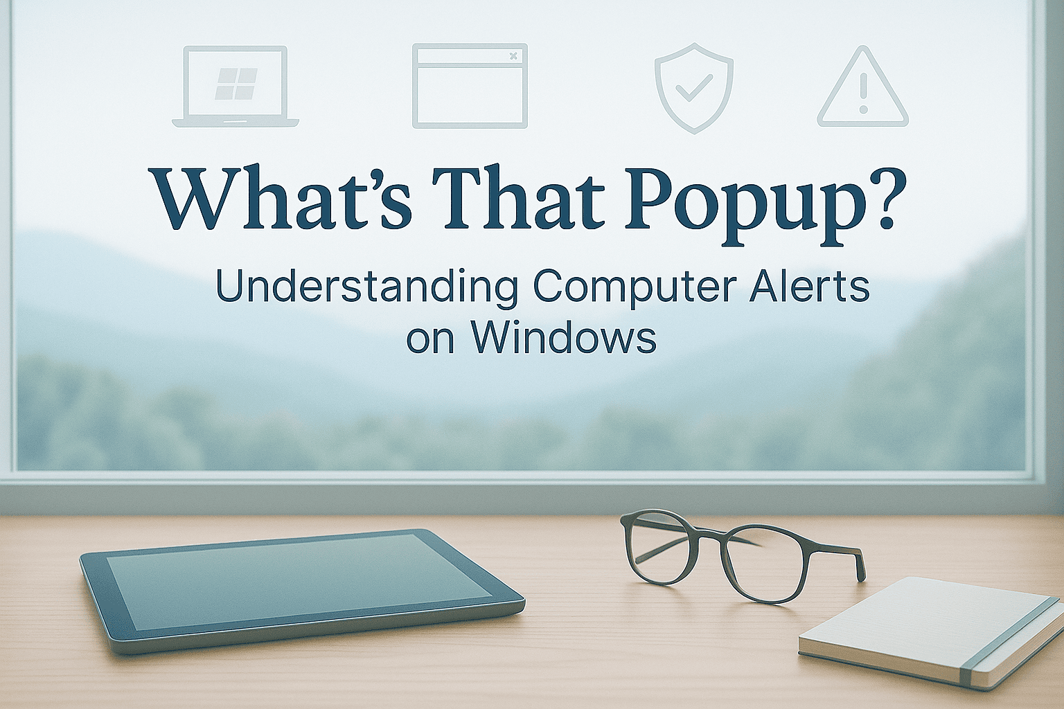 What's That Popup? Understanding Computer Alerts on Windows